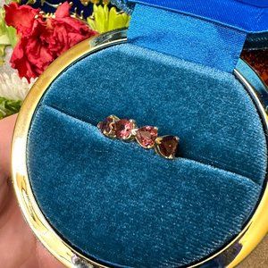 Antique Garnet Heart Ring